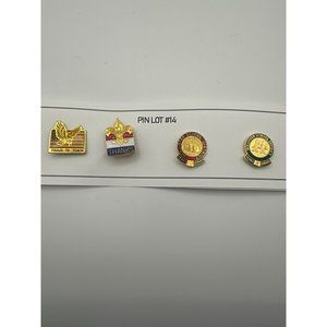 Pin lot #14 4 vintage collectors pins school related children